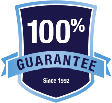 100% Guarantee Since 1992